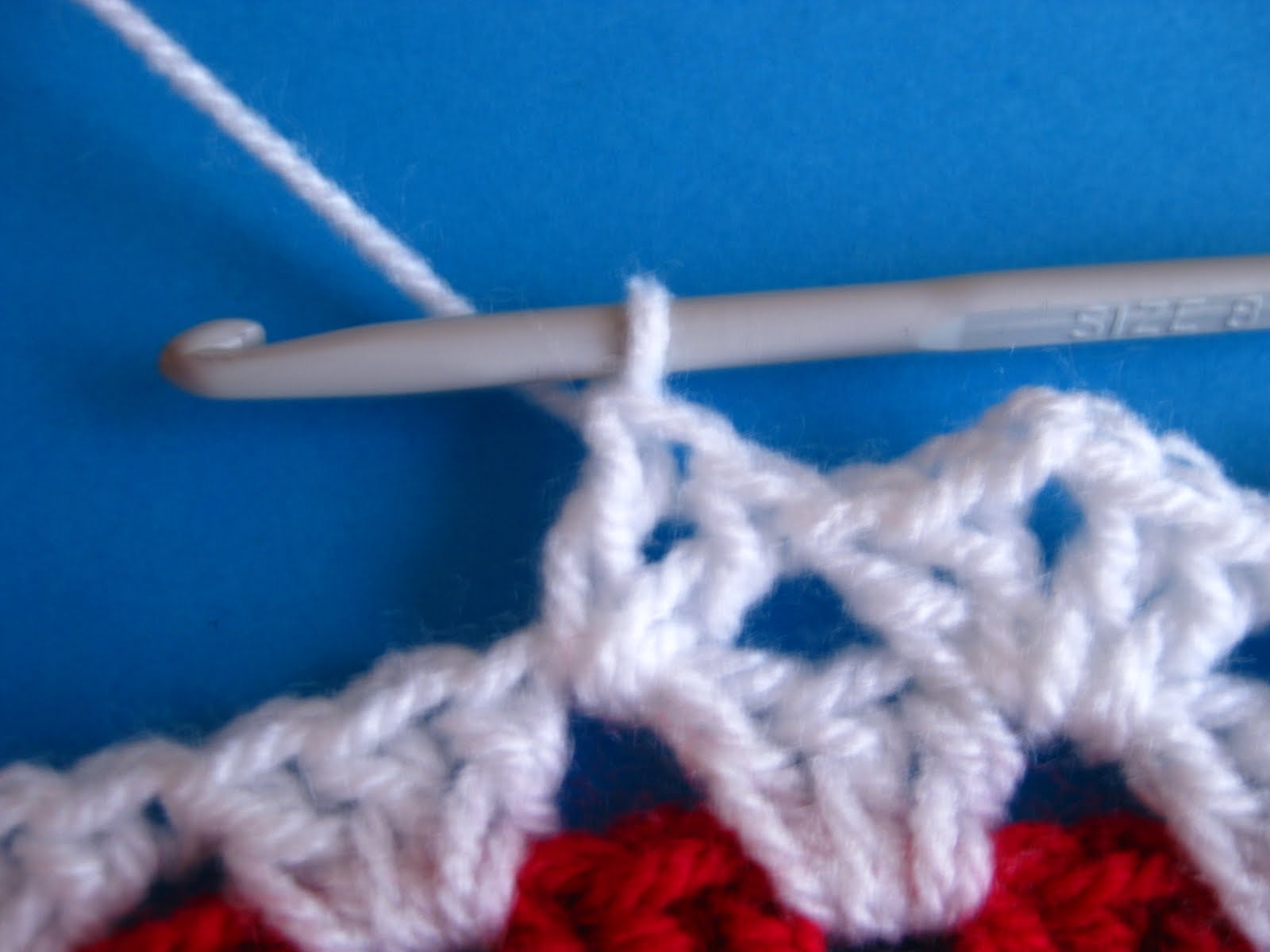 Bunny Mummy: Double V Edging